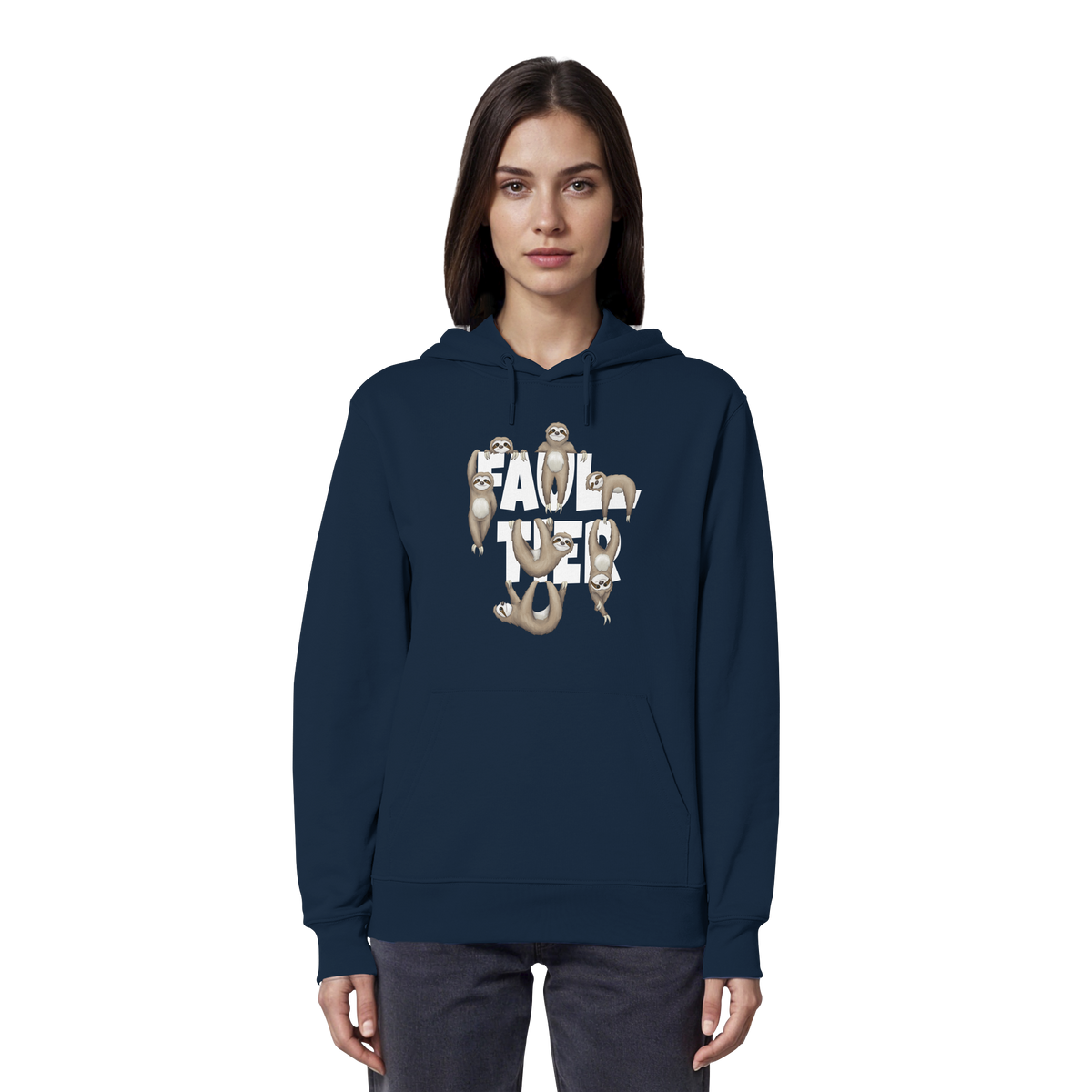 Viele gechillte Faultiere - Organic Hoodie