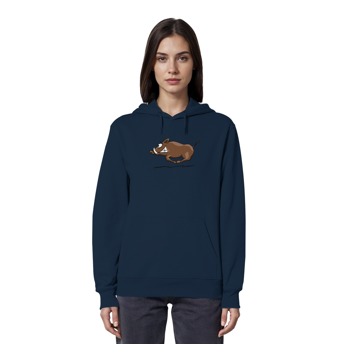 sauwildes Wildschwein | Wildsau  - Organic Hoodie