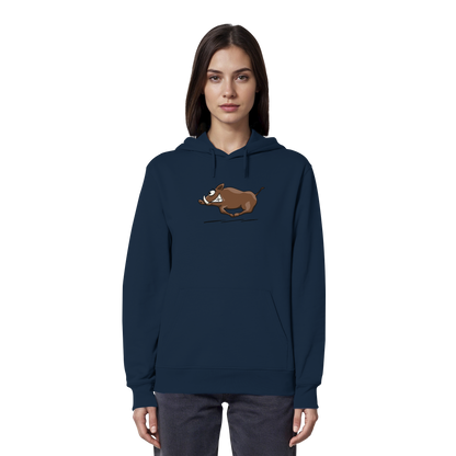 sauwildes Wildschwein | Wildsau  - Organic Hoodie