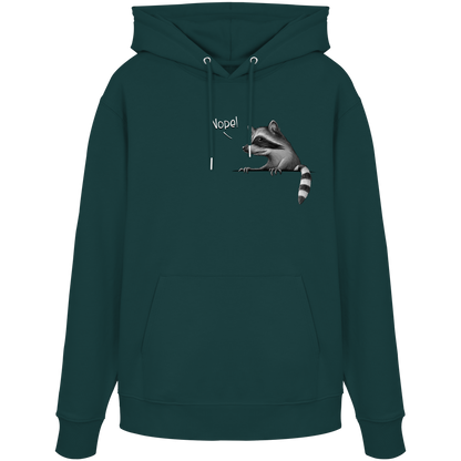 Nope! Frecher verwegener Waschbär - Organic Hoodie