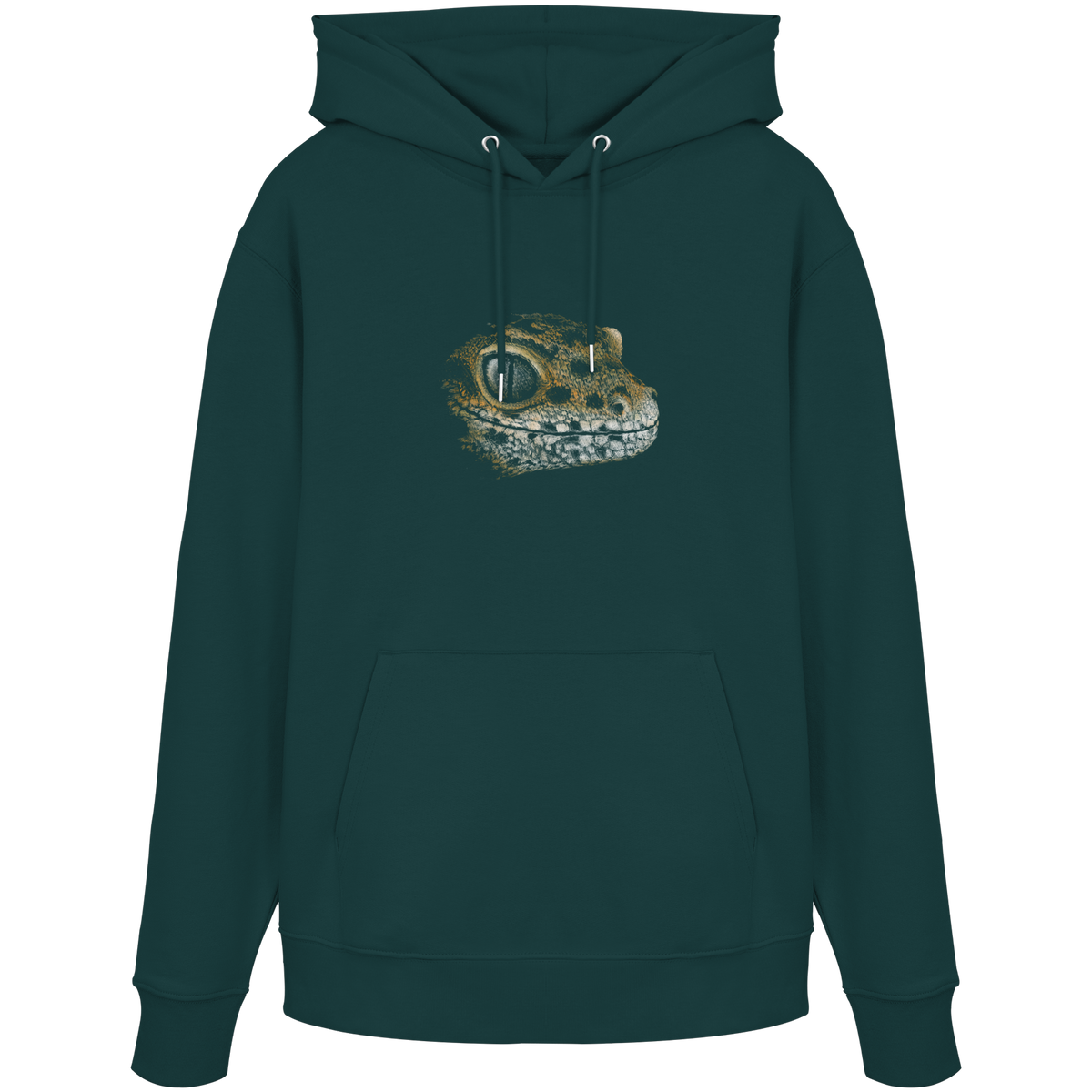 Leopard Gecko Skizze Kritzelkunst - Organic Hoodie