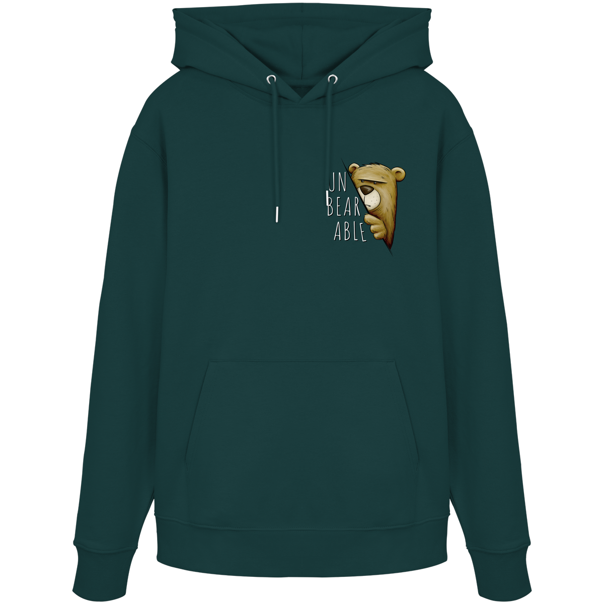 Unbearable – Unerträglich Bär - Organic Hoodie