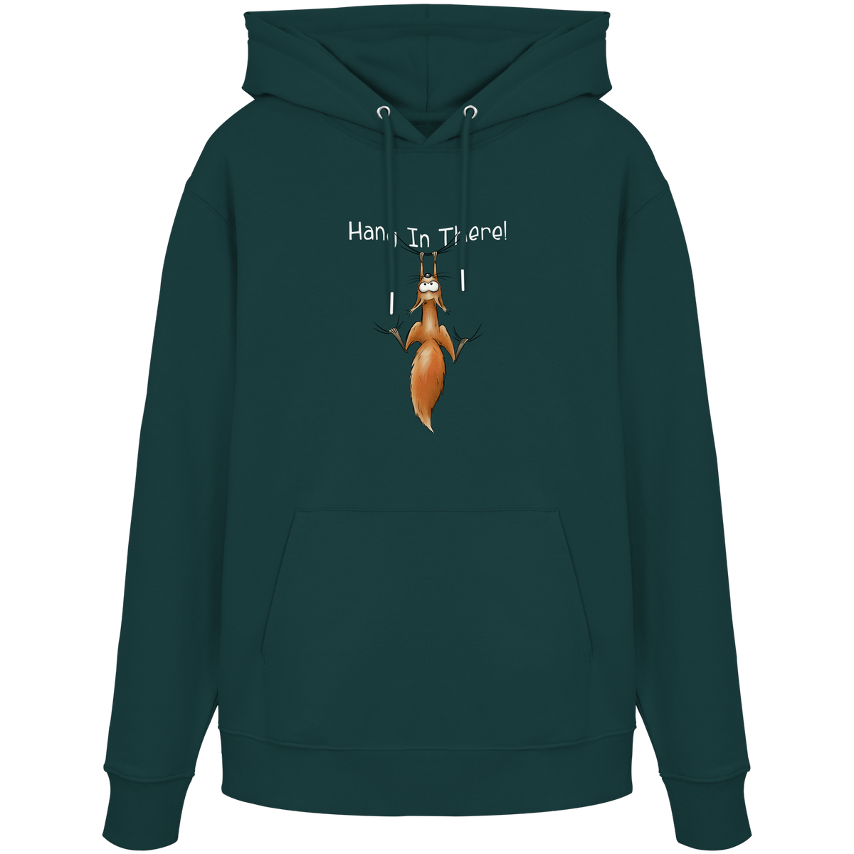 Hang In There | Lässiges Eichhörnchen - Organic Hoodie
