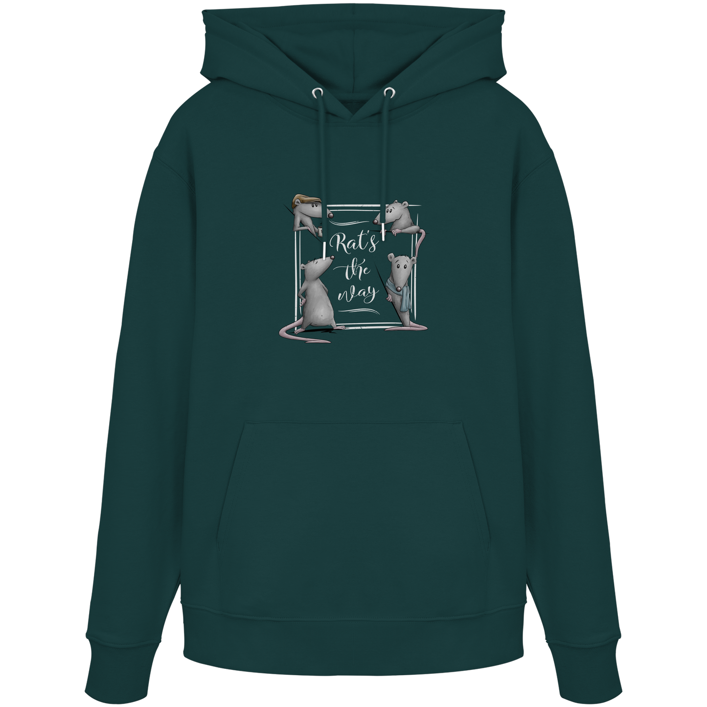 Rat’s The Way Kaffeehaus Ratten - Organic Hoodie