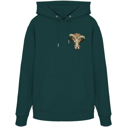 Bockiges Mufflon Widder Schafbock - Organic Hoodie