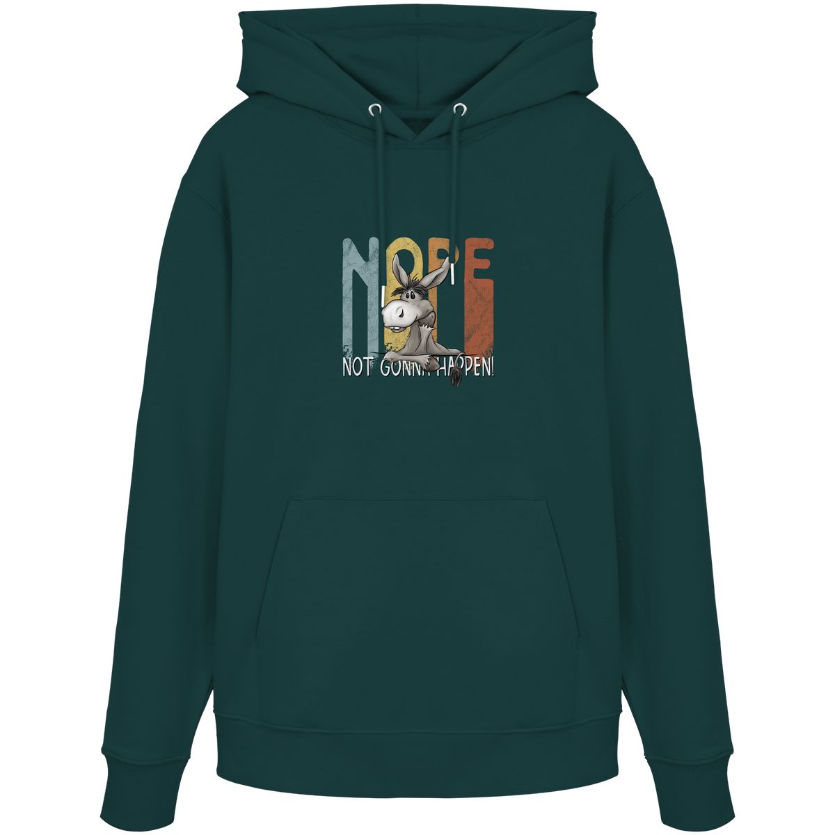 Nope | bockiger Esel - Organic Hoodie
