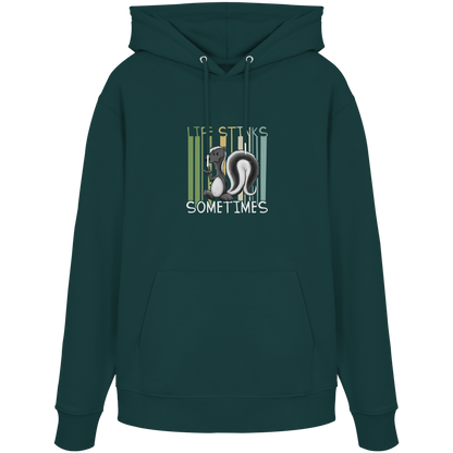 Life Stinks Sometimes Stinktier Weisheit - Organic Hoodie