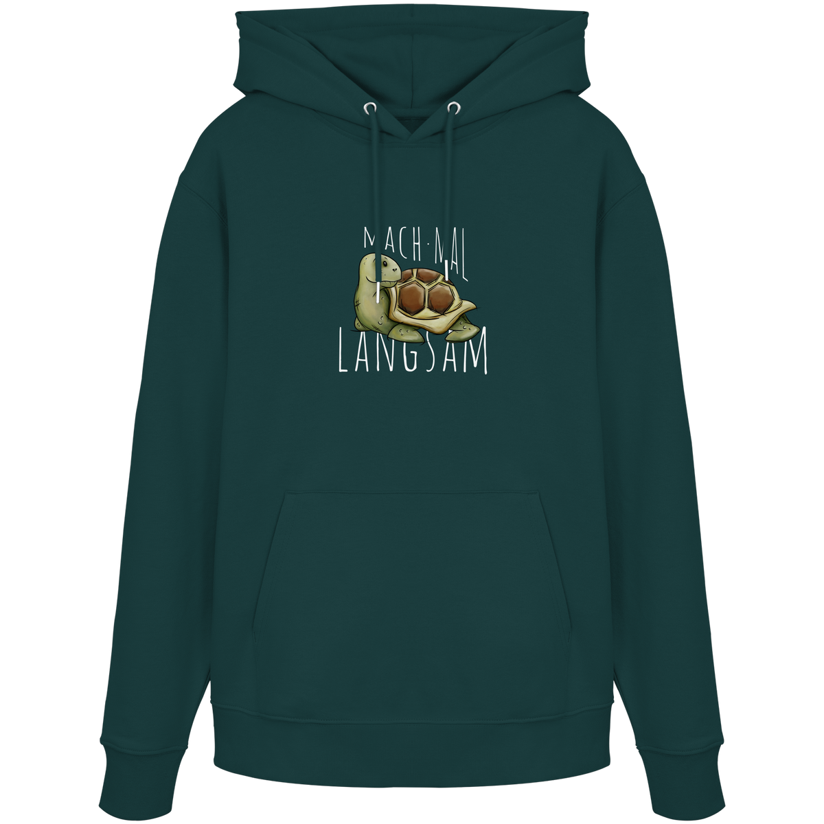 Mach mal langsam Schildkröte - Organic Hoodie