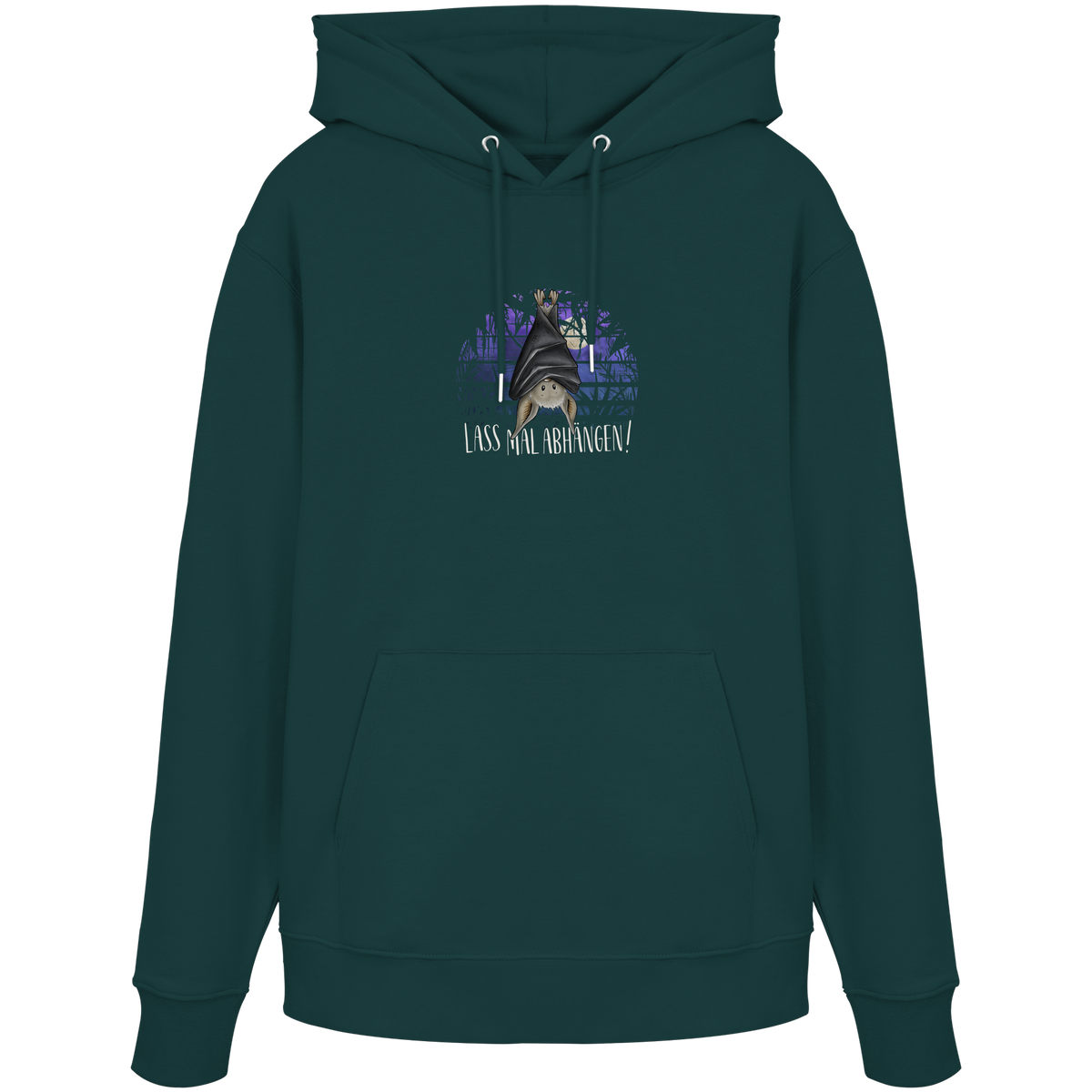 Lass mal abhängen Fledermaus - Organic Hoodie