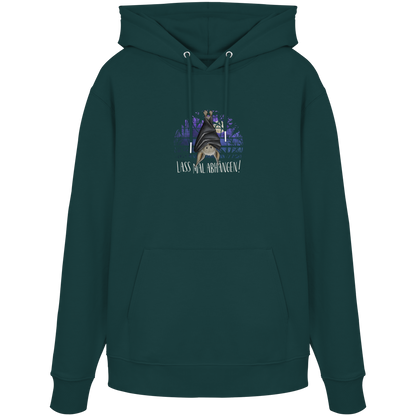 Lass mal abhängen Fledermaus - Organic Hoodie