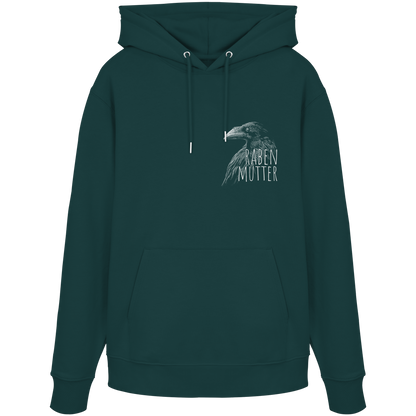 Rabenmutter schwarze Krähe Rabe - Organic Hoodie
