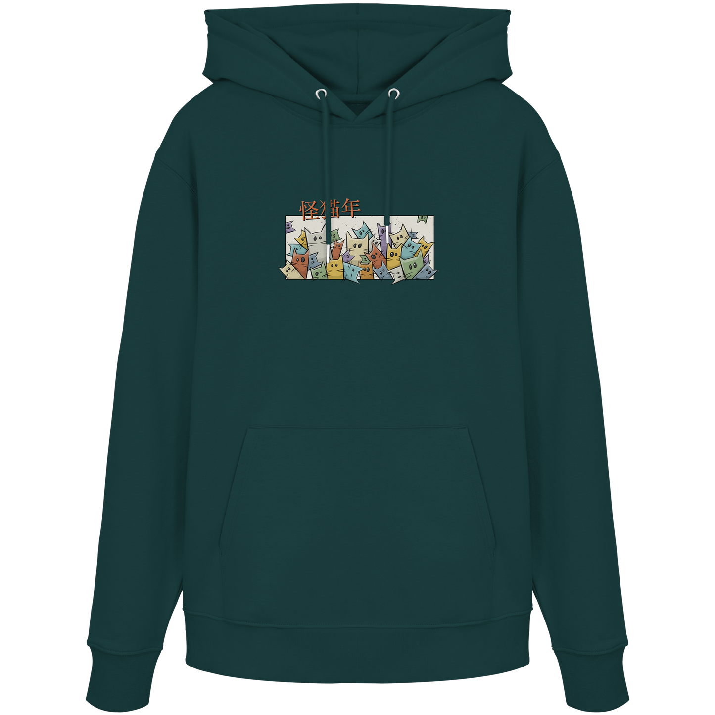 Chinesisches Jahr der Katzen - Organic Hoodie