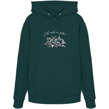 Kraah-masté! Yoga Raben Krähen - Organic Hoodie