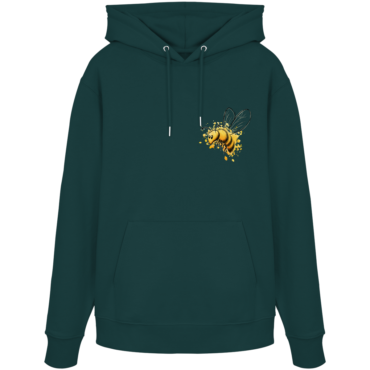 Lässige kleine Honig-Biene - Organic Hoodie