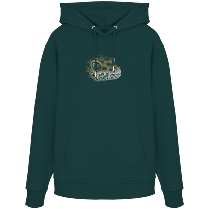 Leopard Gecko Skizze Kritzelkunst - Organic Hoodie