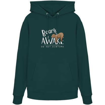 Bearly Awake Bitte nicht stören Bär - Organic Hoodie