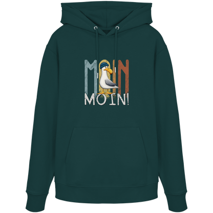 Moin Moin norddeutsche Möwe - Organic Hoodie