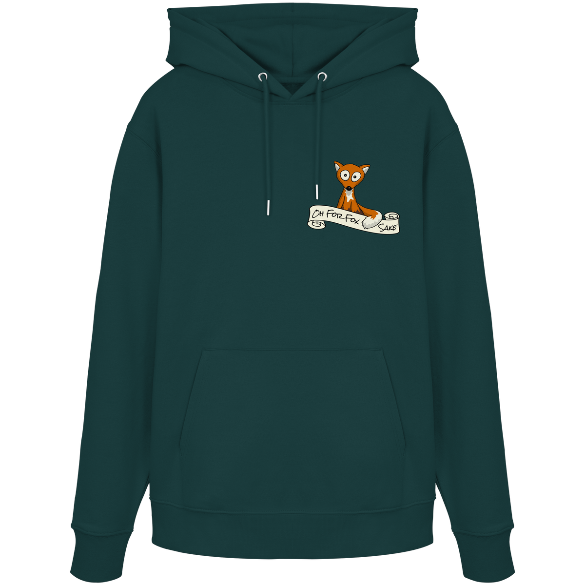 Oh For Fox Sake – Um Fuchses Willen - Organic Hoodie