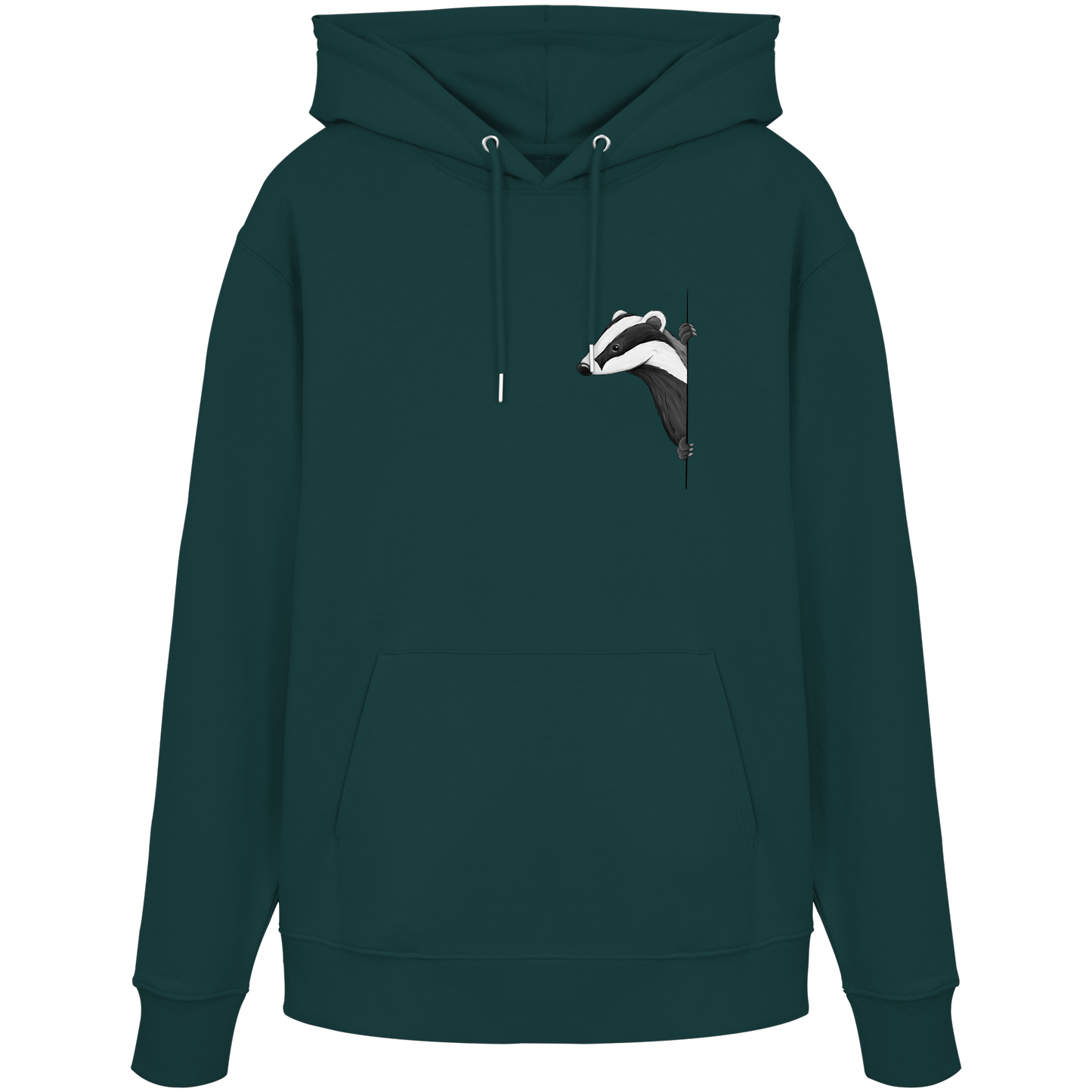 Lässiger Dachs Meister Grimbart - Organic Hoodie