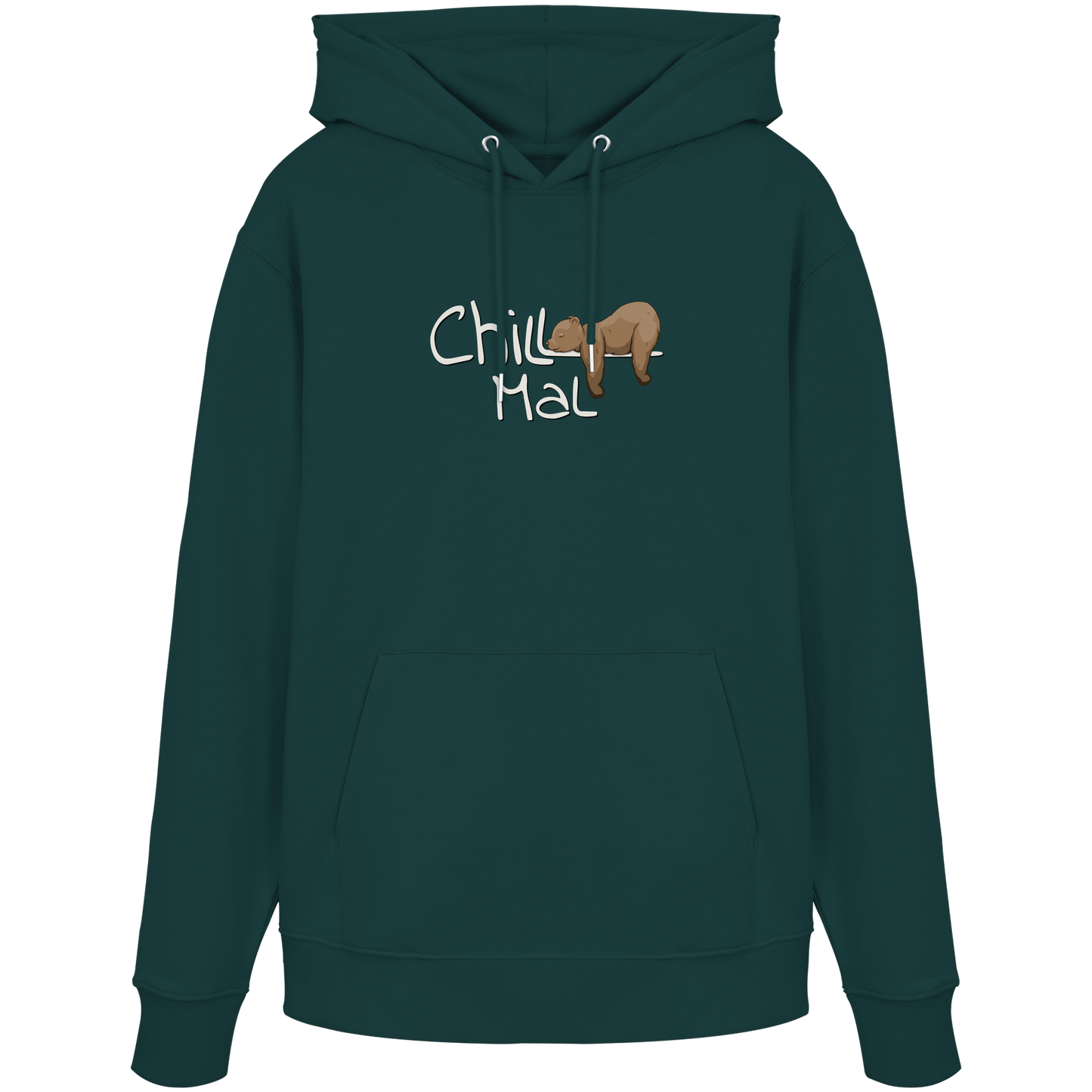 Chill Mal schläfriger Braunbär - Organic Hoodie