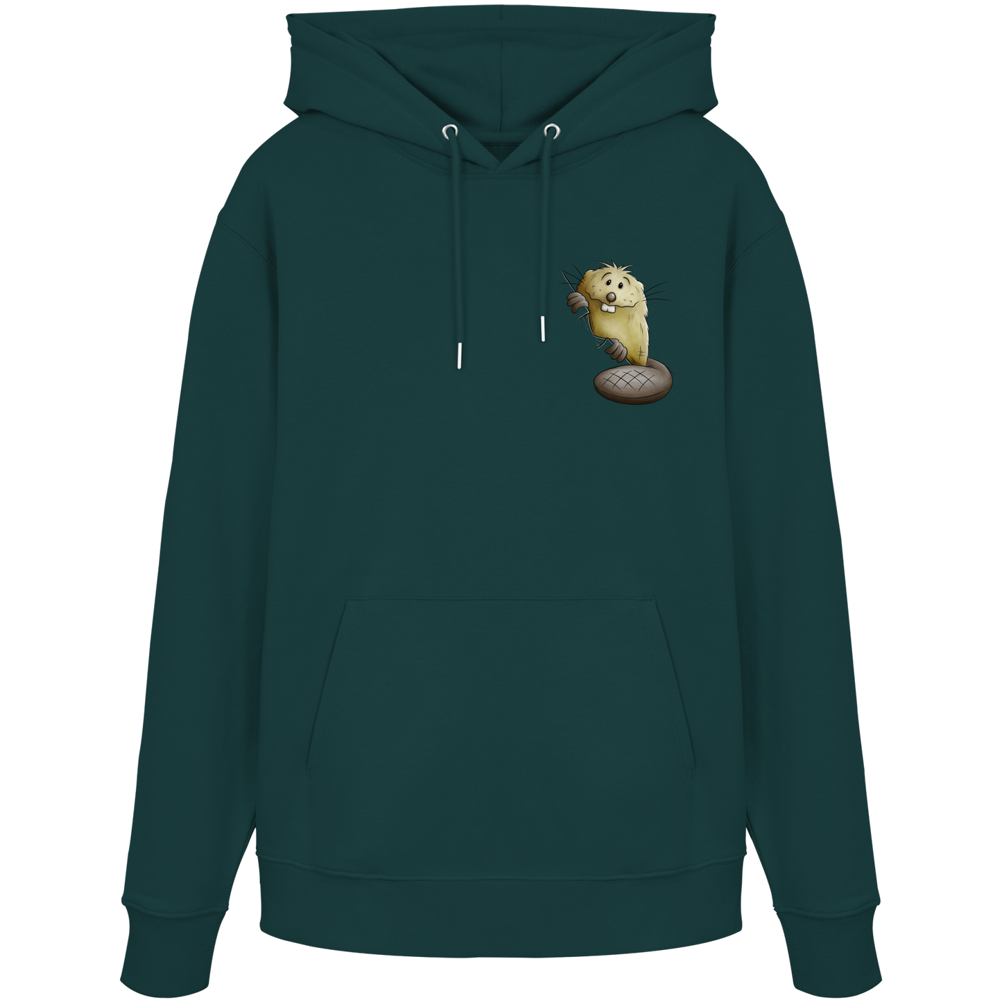 Lustiger frecher Biber - Organic Hoodie