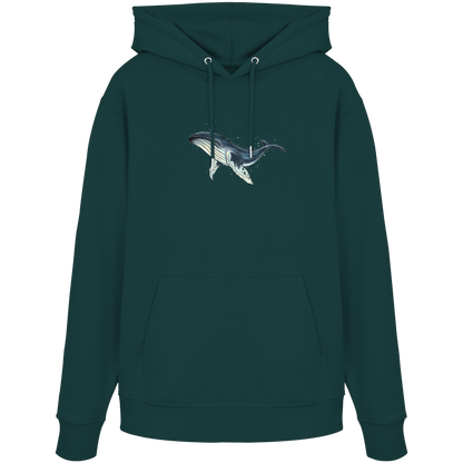 Tiefsee Ozean-Riese Buckelwal - Organic Hoodie