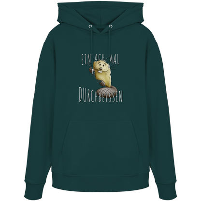 Einfach mal Durchbeissen Biber - Organic Hoodie