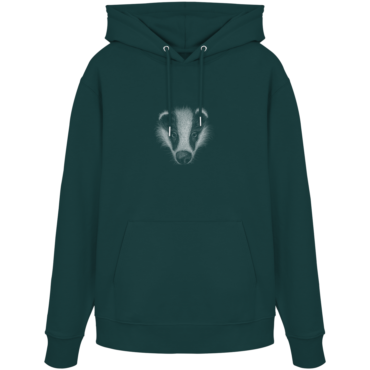 Kritzel-Kunst Dachs Illustration - Organic Hoodie
