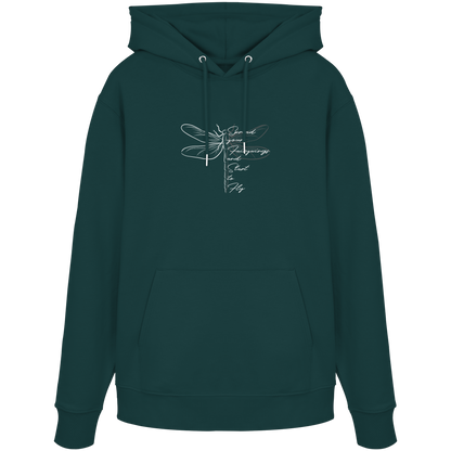 Breite die Flügel aus und flieg los | Libelle - Organic Hoodie