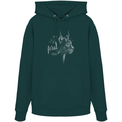 Just A Bit Feral Today! Wildkatze - Organic Hoodie