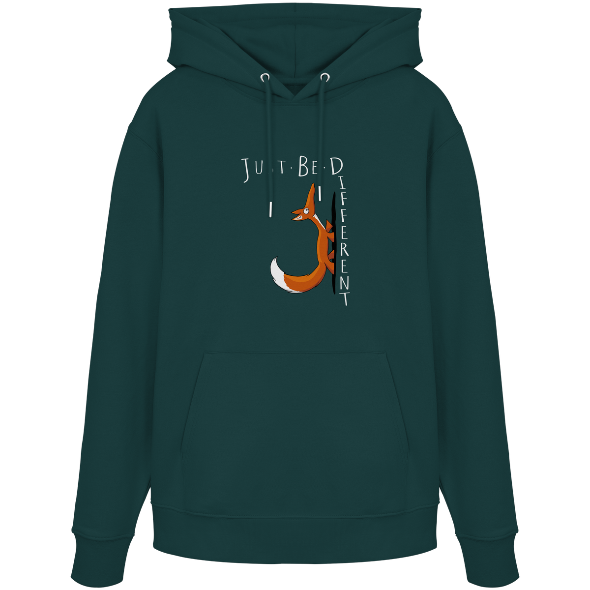 Just Be Different | Sei Anders, kleiner Fuchs - Organic Hoodie