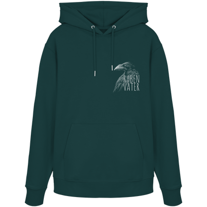 Rabenvater schwarzer Rabe Krähe - Organic Hoodie
