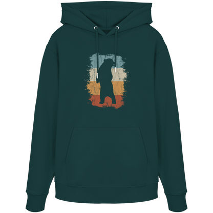 Retro Bären-Silhouette - Organic Hoodie