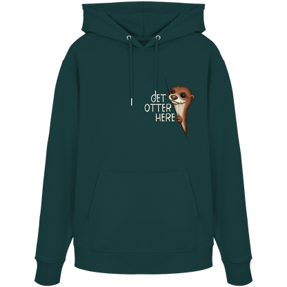 Get Otter Here | Lustiger Otter Kalauer - Organic Hoodie