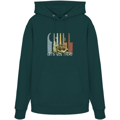 Gechillt gemütliche Schildkröte - Organic Hoodie