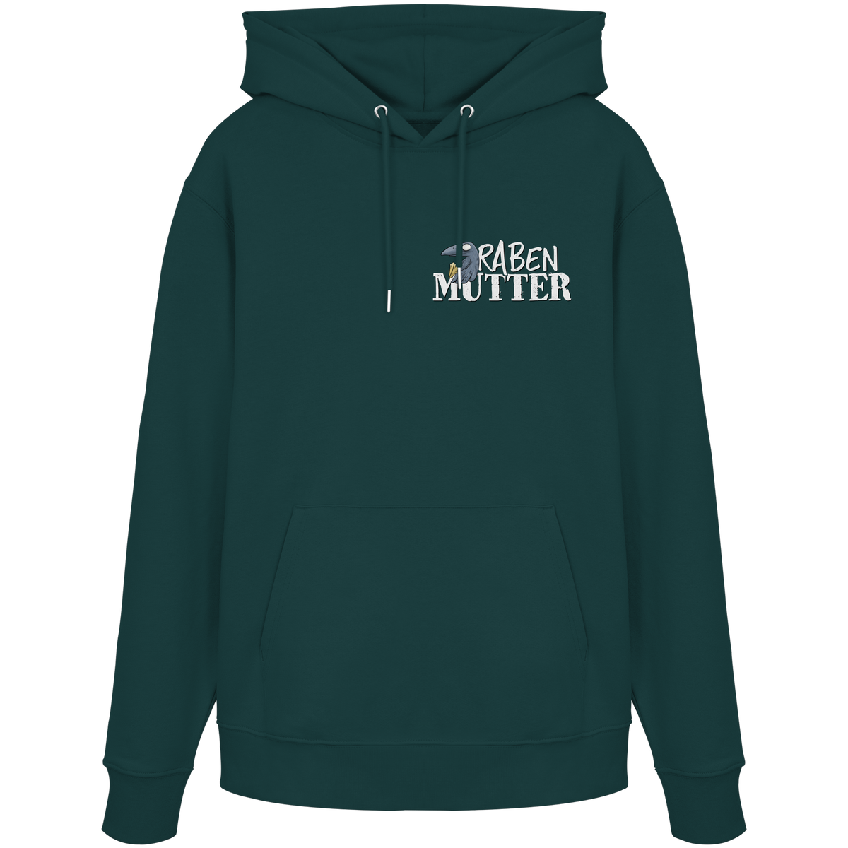 Rabenmutter Krähenmama - Organic Hoodie