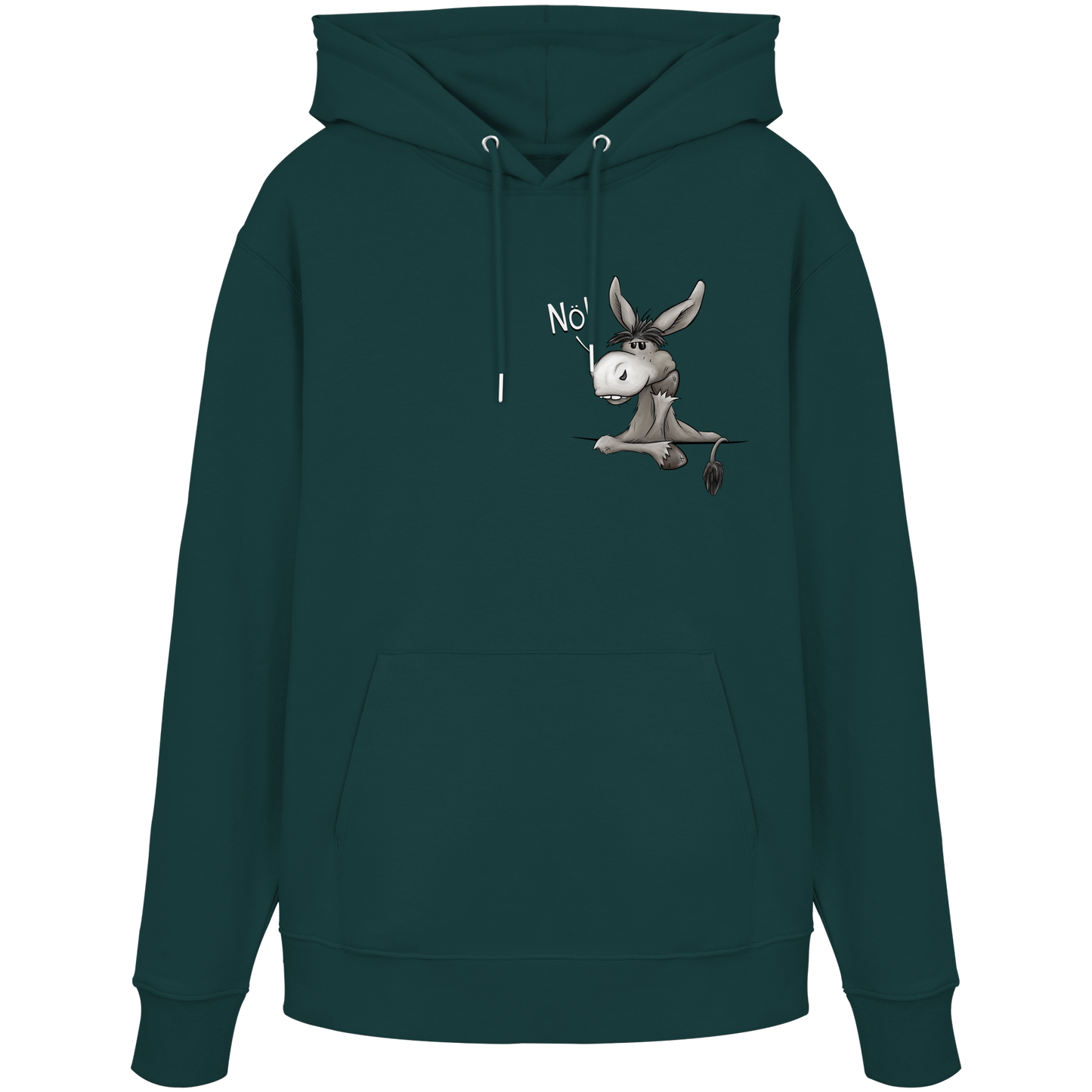 Nö! Störrischer Esel - Organic Hoodie