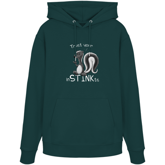 Trust Your inSTINKts Stinktier Humor - Organic Hoodie