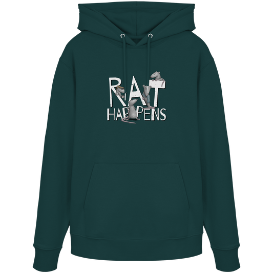Rat Happens Ratten - Organic Hoodie
