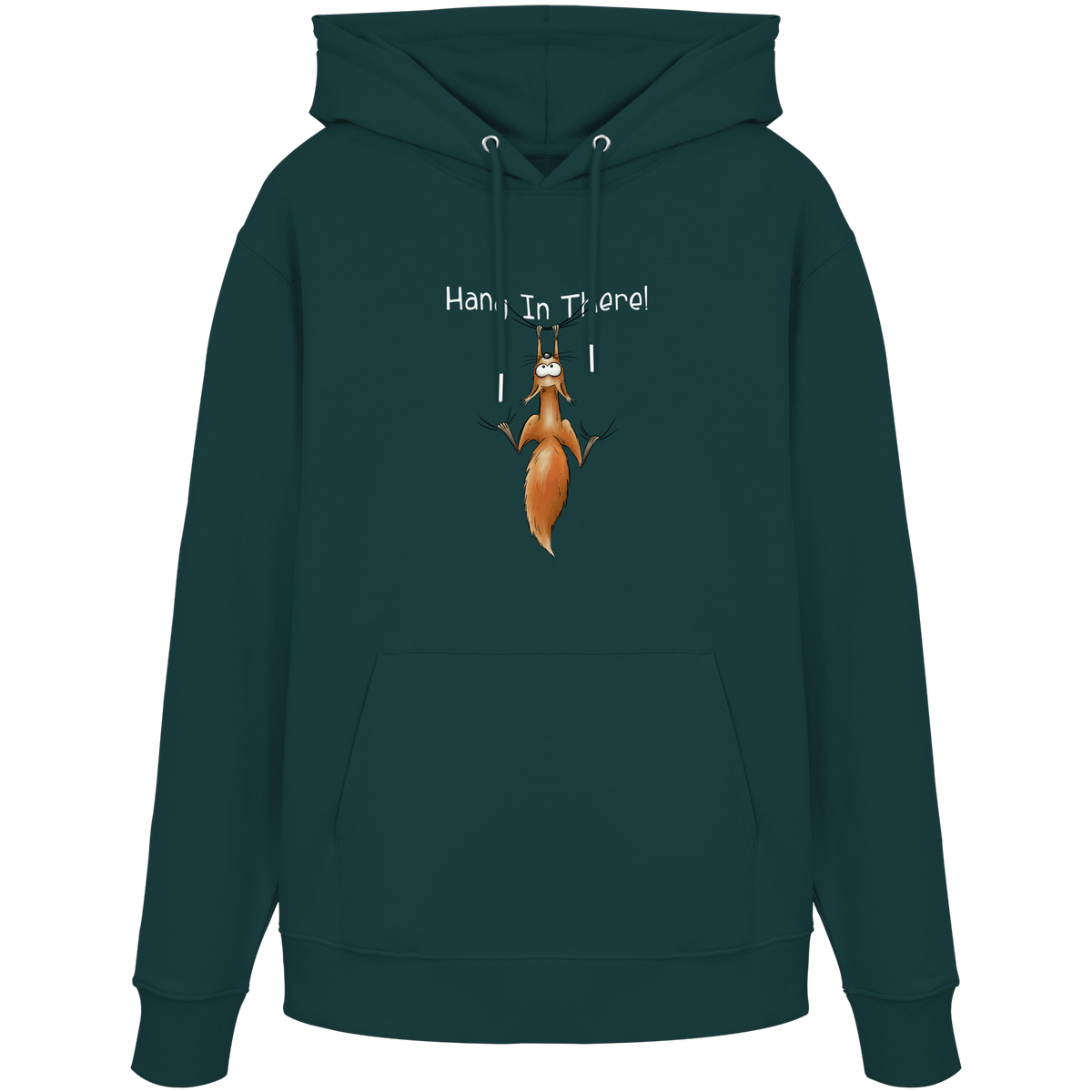 Hang In There | Lässiges Eichhörnchen - Organic Hoodie