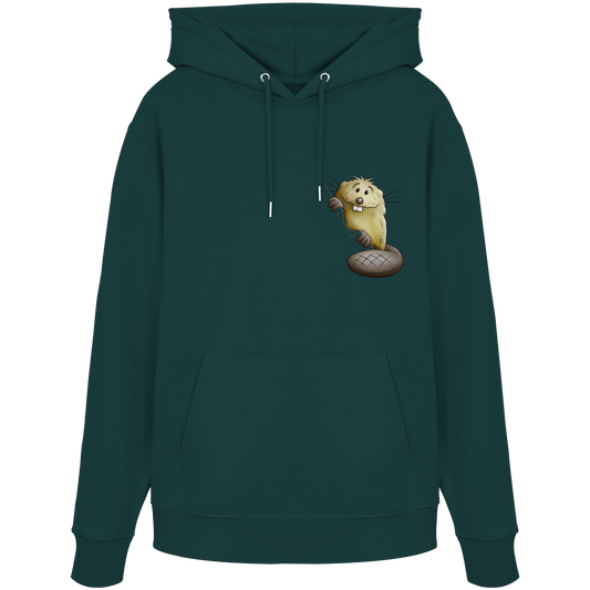Lustiger frecher Biber - Organic Hoodie