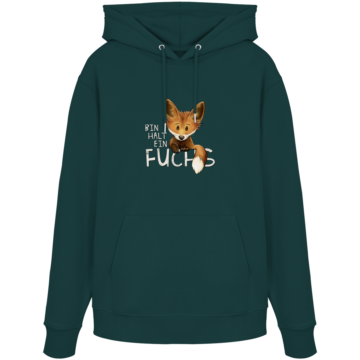 Bin halt ein Fuchs - Organic Hoodie