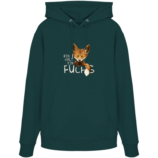 Bin halt ein Fuchs - Organic Hoodie