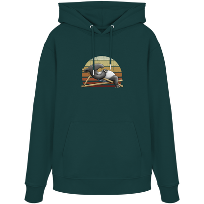 Lässiger Retro Sundown Tapir - Organic Hoodie