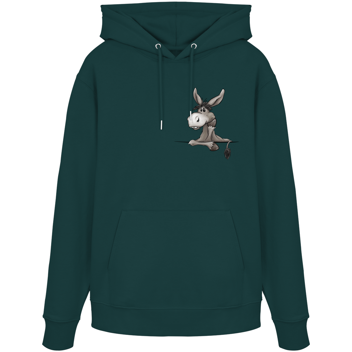 Lustiger lässiger Esel - Organic Hoodie