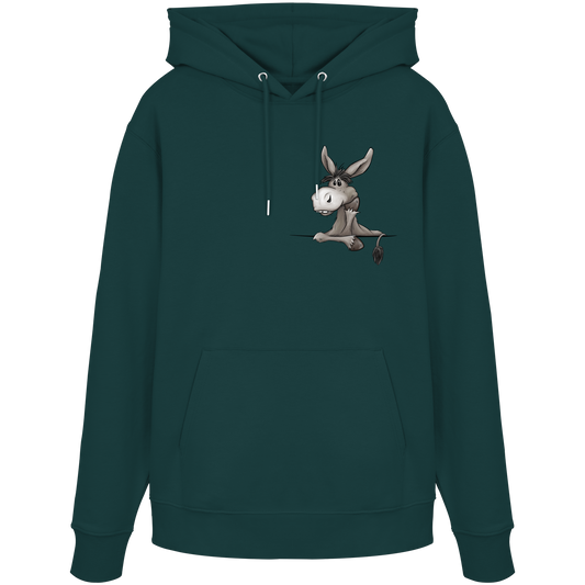 Lustiger lässiger Esel - Organic Hoodie