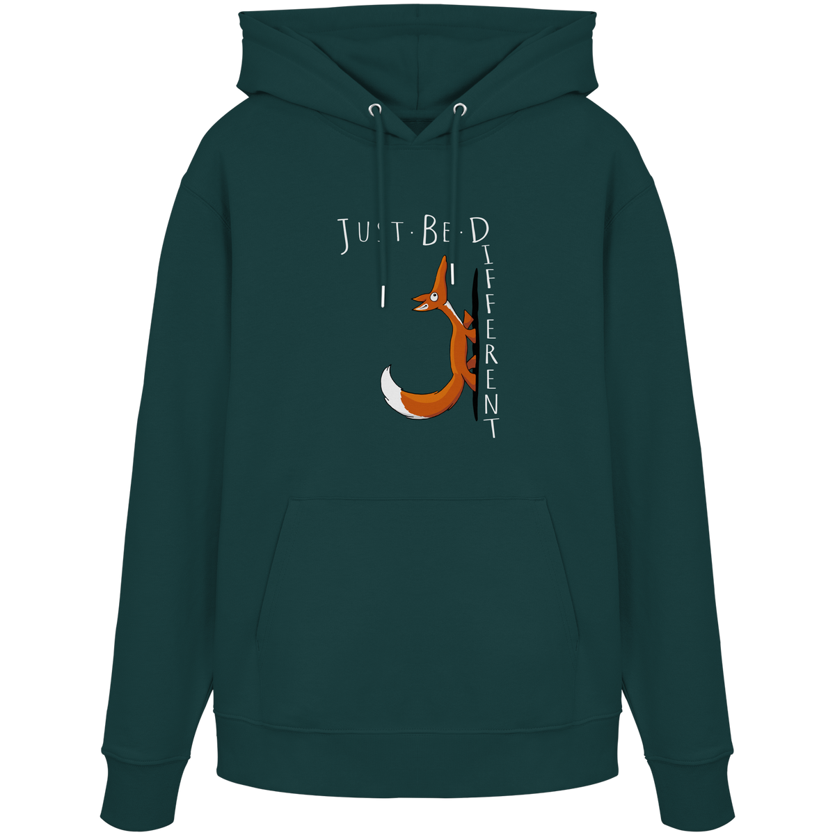 Just Be Different | Sei Anders, kleiner Fuchs - Organic Hoodie