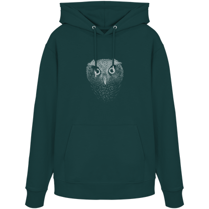 Eule Kritzelkunst Illustration - Organic Hoodie