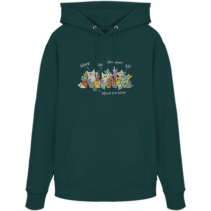 Nope, Nee, Nö Katzen - Organic Hoodie
