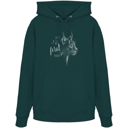 Just A Bit Feral Today! Wildkatze - Organic Hoodie